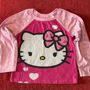 Girls HELLO KITTY PJ Top